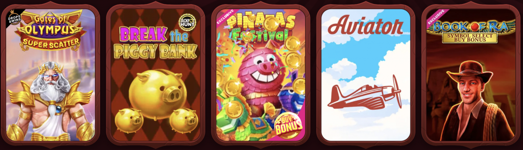 Machines à sous et jeux de chance Magius Casino