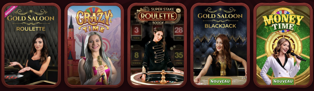 Expérience de casino en direct et interactions immersives Magius Casino